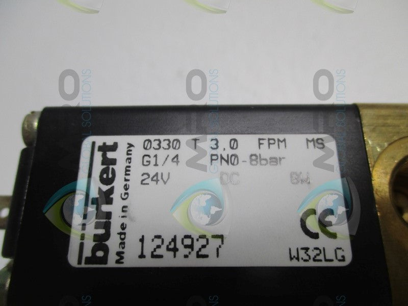 BURKERT 0330T3,0FPMMS  NSNP