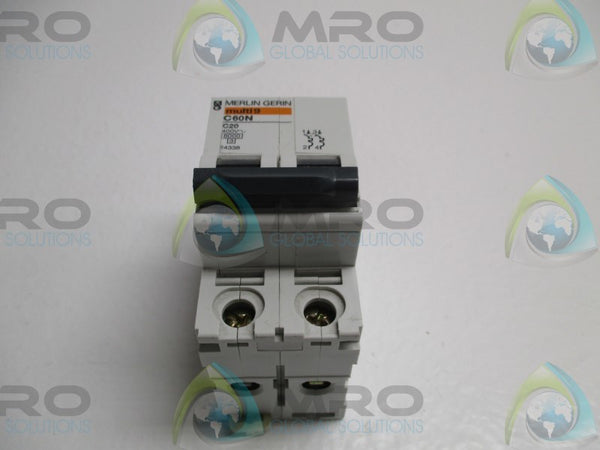 MERLIN GERIN 24338 C60N-C20 CIRCUIT BREAKER 20A  NSNP