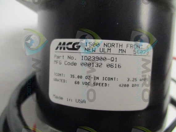 MCG ID23900-Q1 3049A350-1000-0 MOTOR RPM:4200 * NEW NO BOX *