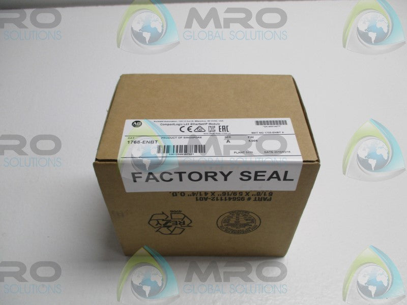 ALLEN BRADLEY 1768-ENBT SER. A F/W 4.005 DATE:2016 * FACTORY SEALED *