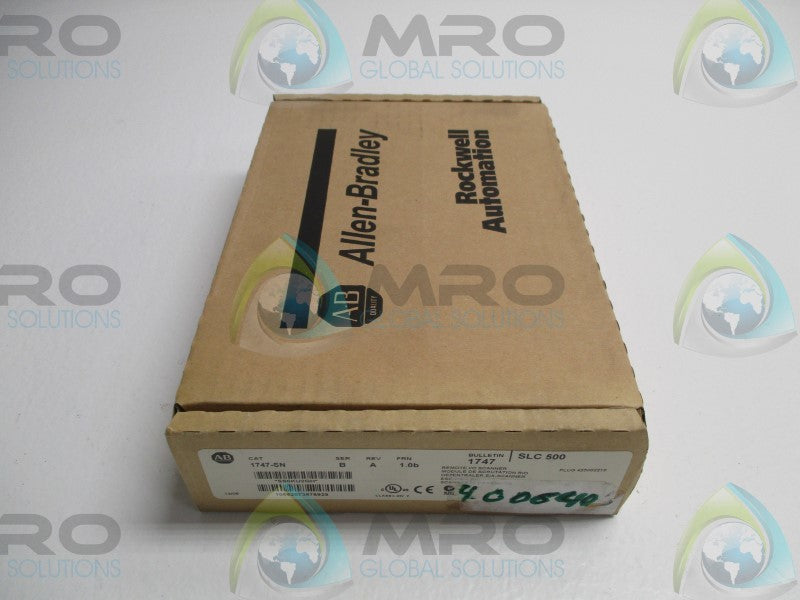 ALLEN BRADLEY 1747-SN SER. A F/W 1.0b DATE: 2008 * FACTORY SEALED *