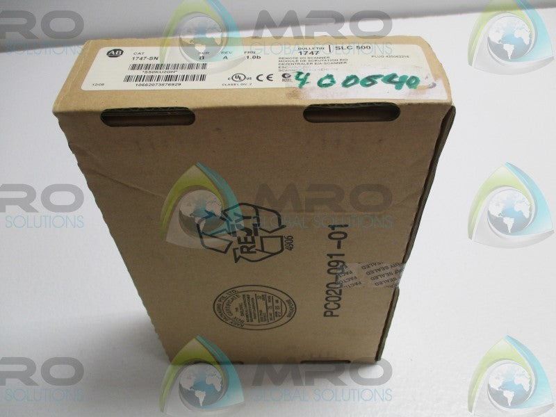ALLEN BRADLEY 1747-SN SER. A F/W 1.0b DATE: 2008 * FACTORY SEALED *