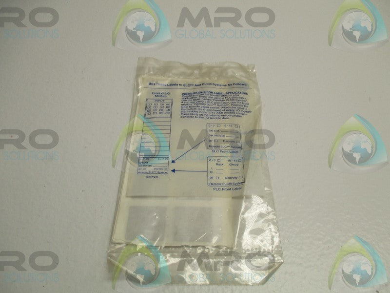 ALLEN BRADLEY 40847-416-51 ADDRESS ID LABELS * NEW IN FACTORY BAG *