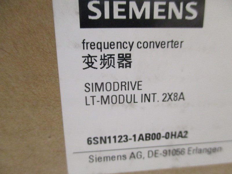 SIEMENS SIMODRIVE 6SN1123-1AB00-0HA2 FREQUENCY CONVERTER * FACTORY SEALED *
