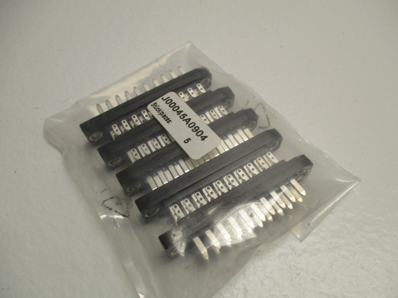 INDUSTRIAL MRO J00045A0904 TERMINAL CONNECTOR (PKG OF 5) * NEW IN FACTORY BAG *