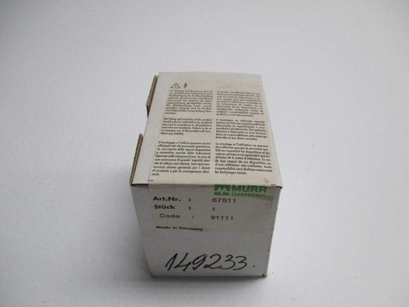 MURR ELEKTRONIK 67511 POTENTIOMETER MODULE * FACTORY SEALED *