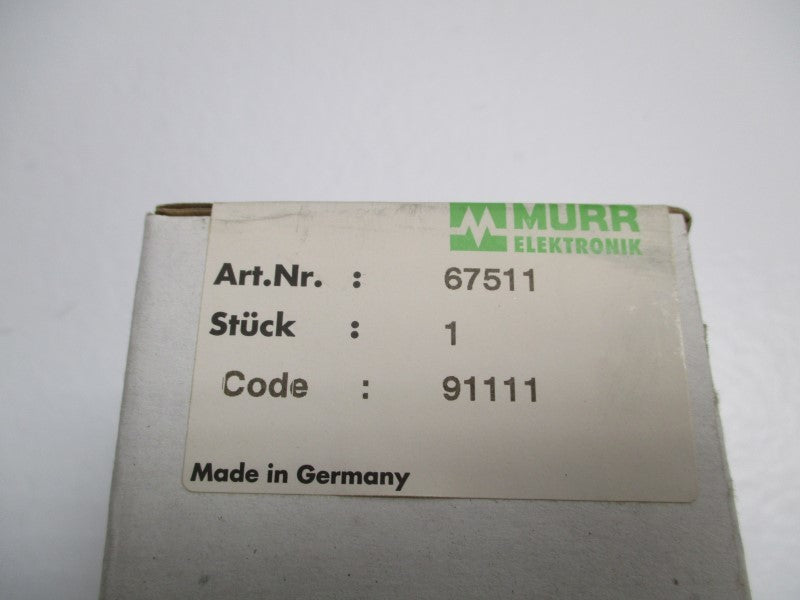 MURR ELEKTRONIK 67511 POTENTIOMETER MODULE * FACTORY SEALED *