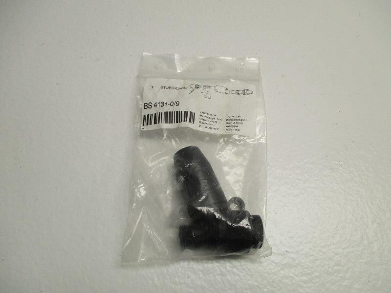 TURCK BS4131-0/9 MALE STRAIGHT CONNECTOR * NEW IN FACTORY BAG *