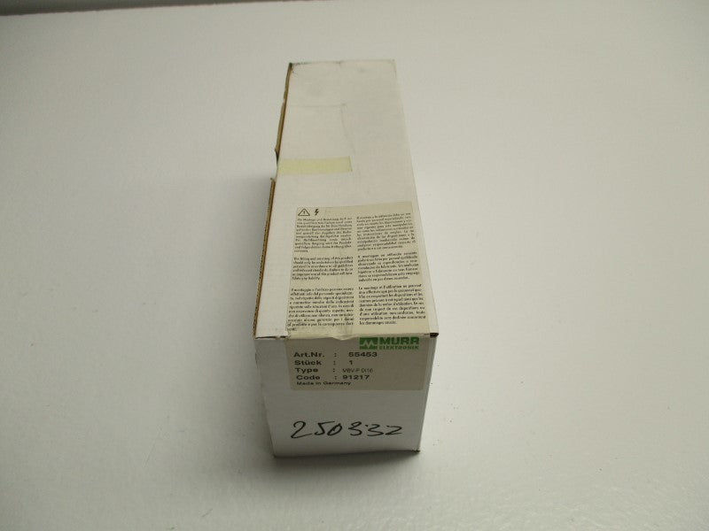 MURR ELEKTRONIK MBV-PDI16 55442 DISCONNECT JUNCTION BOX * FACTORY SEALED *
