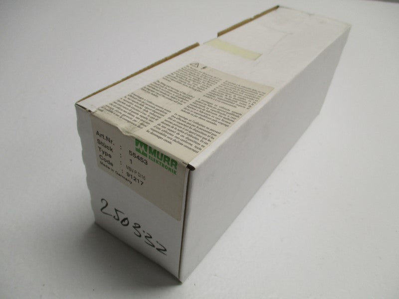 MURR ELEKTRONIK MBV-PDI16 55442 DISCONNECT JUNCTION BOX * FACTORY SEALED *