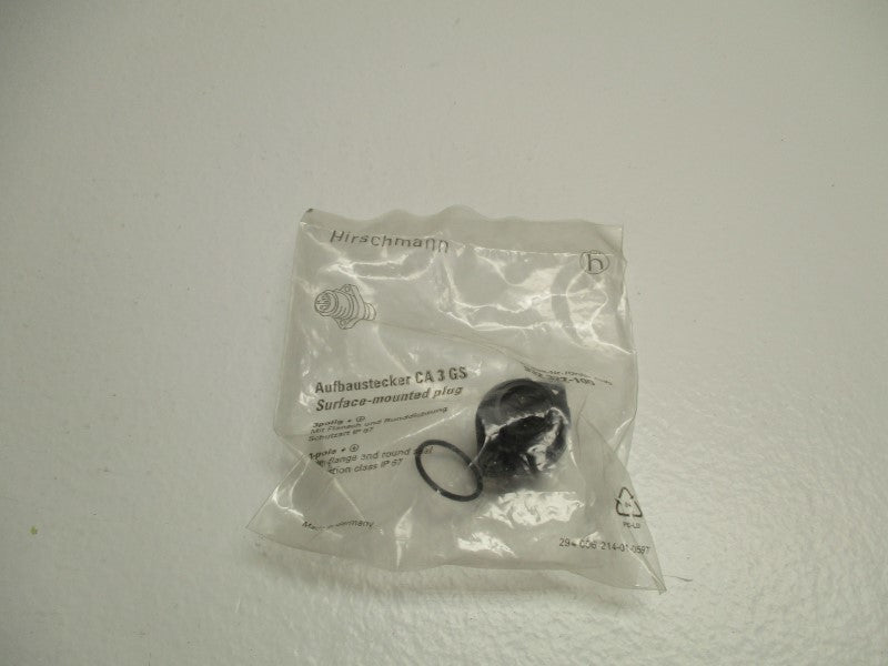 HIRSCHMANN 932322-100 SURFACE MOUNTED PLUG * NEW IN FACTORY BAG *