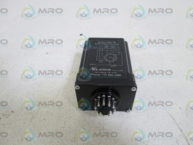 NOLATRON .5-10 SEC  RELAY 3381-10 *NEW IN BOX*