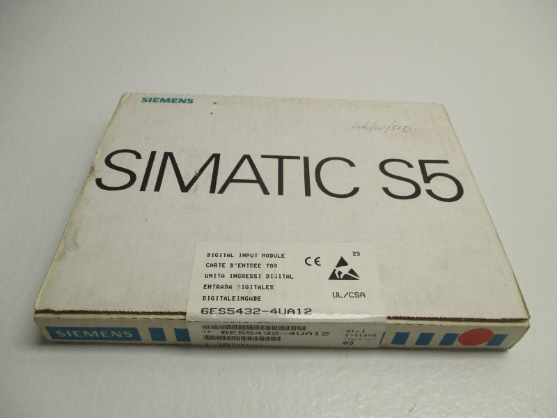 SIEMENS SIMATIC S5 6ES5432-4UA12 DIGITAL INPUT MODULE * FACTORY SEALED *