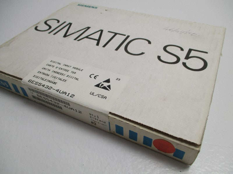SIEMENS SIMATIC S5 6ES5432-4UA12 DIGITAL INPUT MODULE * FACTORY SEALED *