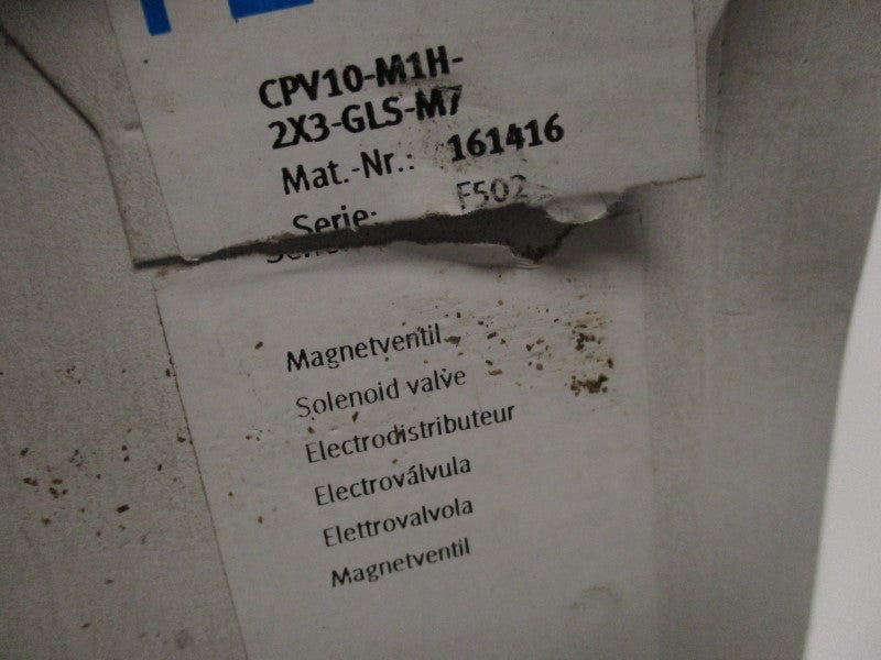 FESTO CPV10-M1H-2X3-GLS-M7 SOLENOID VALVE * NEW IN ORIGINAL PACKAGE *