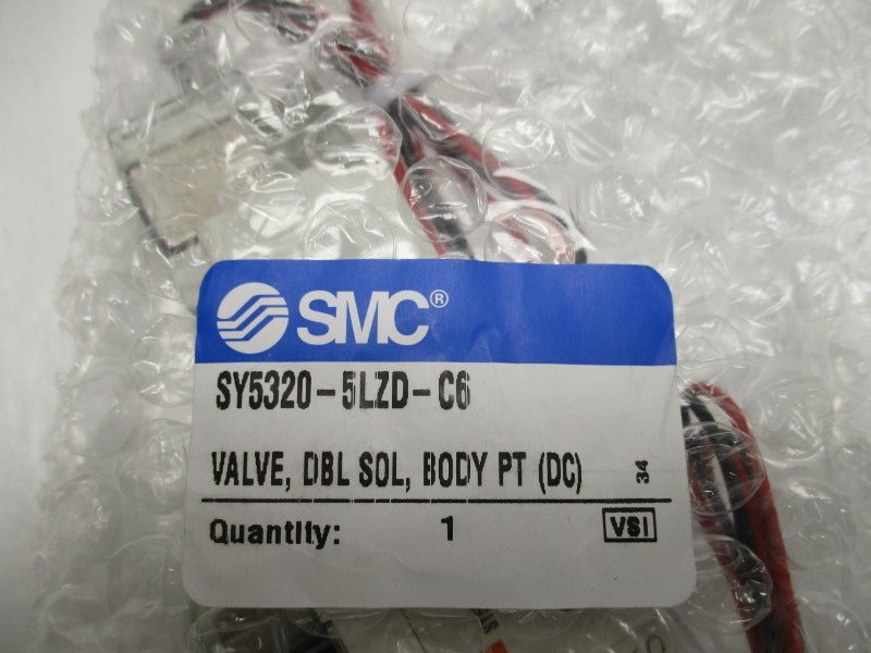 SMC SY5320-5LZD-C6 SOLENOID VALVE * NEW IN FACTORY BAG *