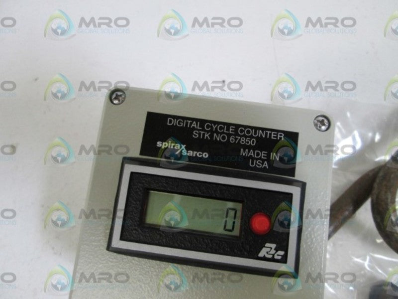 SPIRAX SARCO DIGITAL CYCLE COUNTER 67850 *NEW IN BOX*