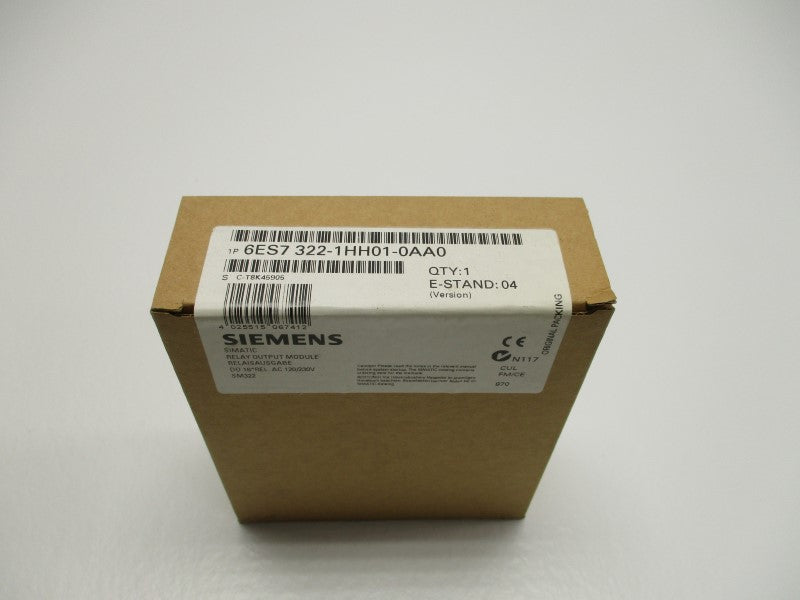 SIEMENS SIMATIC S7 6ES7322-1HH01-0AA0 RELAY OUTPUT * FACTORY SEALED *
