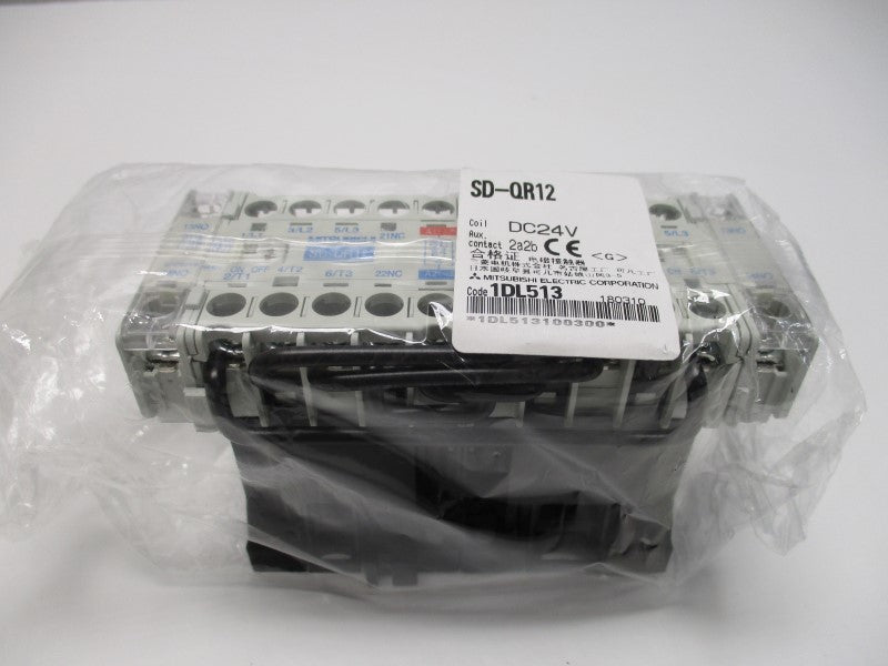 MITSUBISHI SD-QR12DC24V CONTACTOR 24VDC * NEW IN FACTORY BAG *