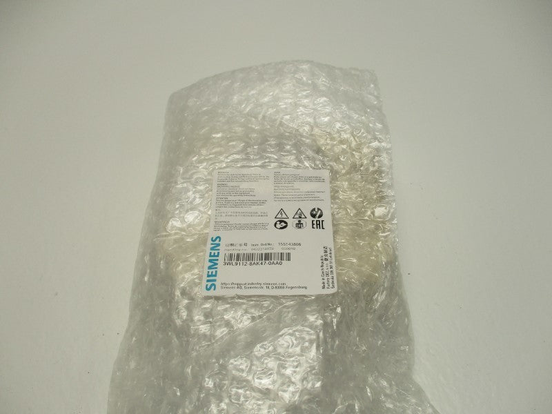 SIEMENS 3WL9112-8AK47-0AA0 CURRENT TRANSFORMER * NEW IN FACTORY BAG *