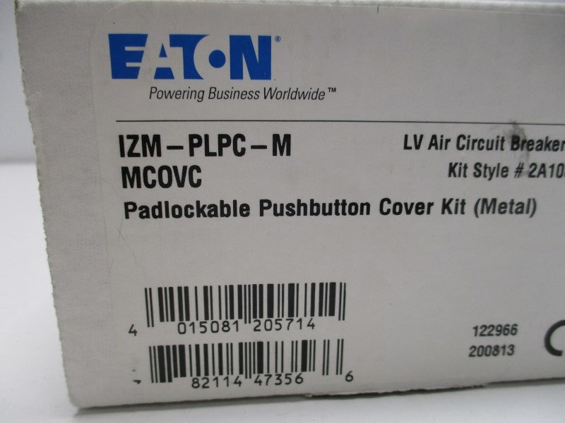 EATON IZM-PLPC-M PADLOCKABLE PUSHBUTTON COVER KIT * NEW IN BOX*