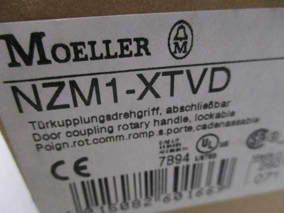 KLOCKNER MOELLER NZM1-XTVD DOOR COUPLING ROTARY HANDLE * NEW IN BOX *