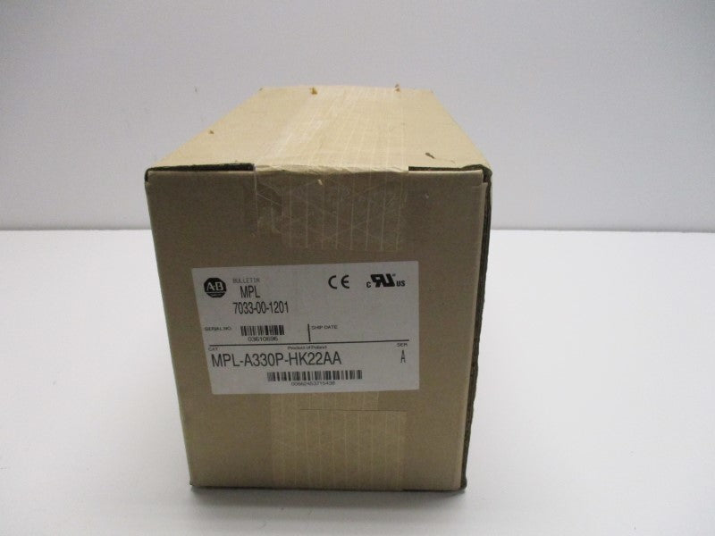 ALLEN BRADLEY MPL-A330P-HK22AA SER. A SERVO MOTOR * FACTORY SEALED *