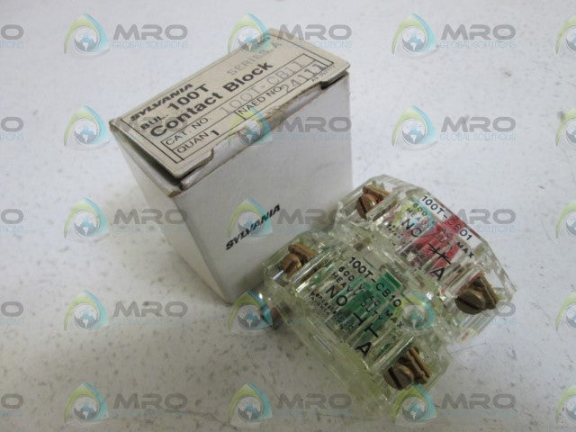 SILVANIA CONTACT BLOCK 100T-CB11 *NEW IN BOX*