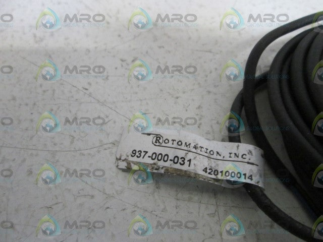 ROTOMATION, INC. SENSOR 937-000-031 *NEW NO BOX*