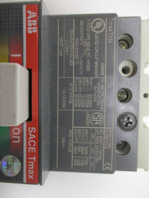 ABB SACE TMAX 11N 1SDA061802R1 CIRCUIT BREAKER * NEW IN BOX *
