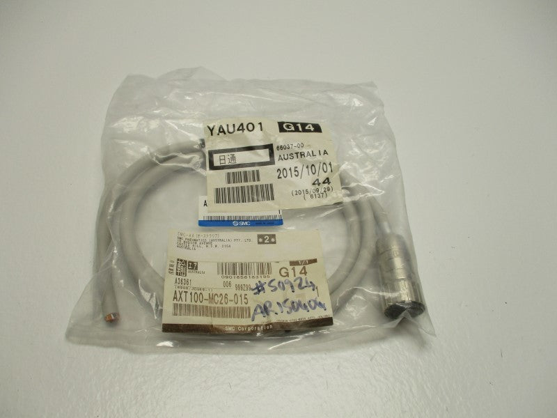 SMC AXT100-MC26-015 CABLE ASSEMBLY * NEW IN FACTORY BAG *