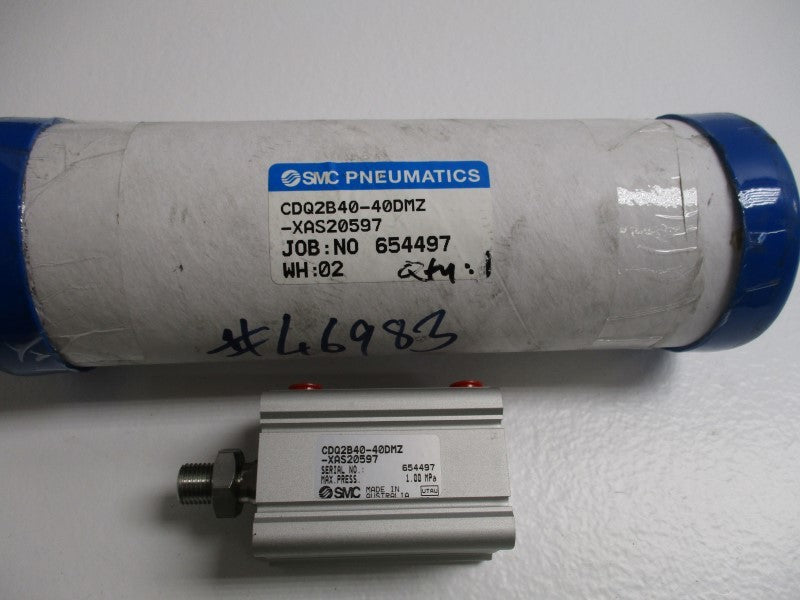 SMC CDQ2B40-40DMZ-XAS20597 COMPACT CYLINDER * NEW IN ORIGINAL PACKAGE *
