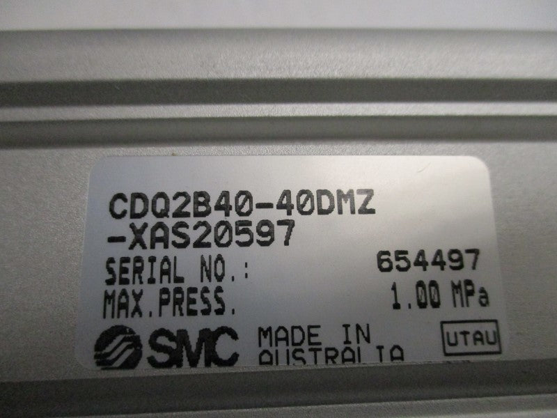 SMC CDQ2B40-40DMZ-XAS20597 COMPACT CYLINDER * NEW IN ORIGINAL PACKAGE *