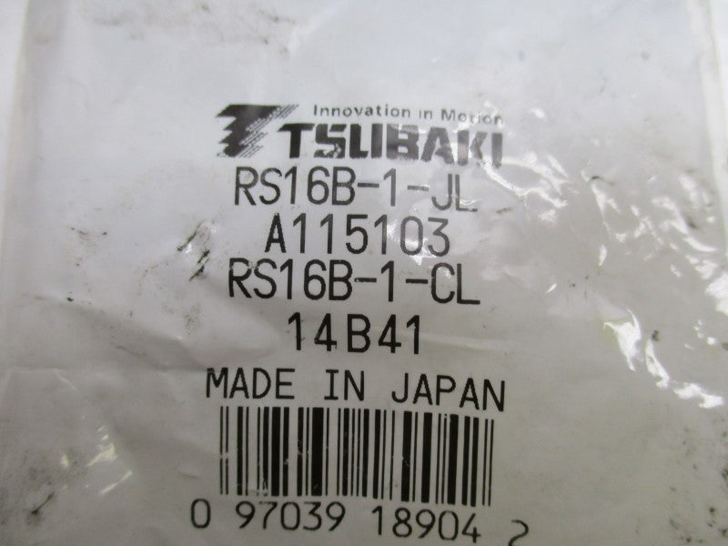 TSUBAKI RS16B-1-JL CONNECTING LINK * NEW IN FACTORY BAG *
