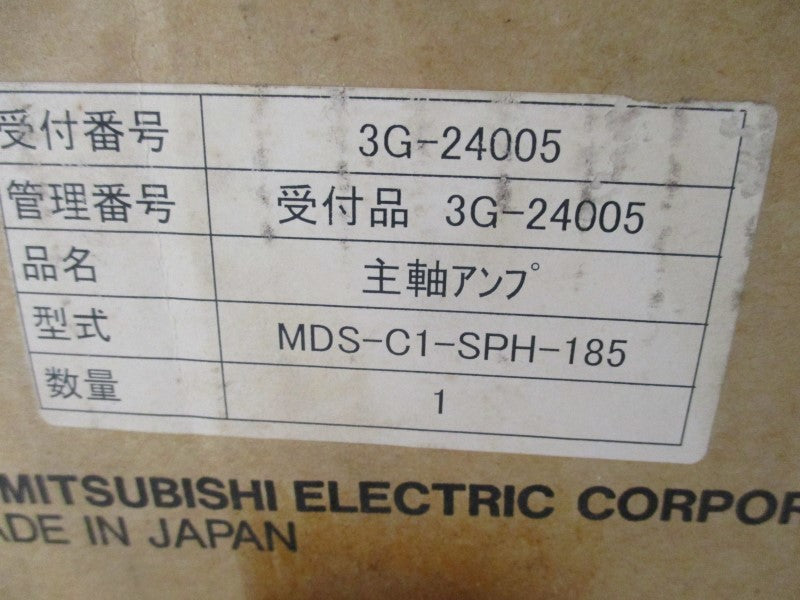 MITSUBISHI MDS-C1-SPH-185 SPINDLE DRIVE UNIT * FACTORY SEALED *