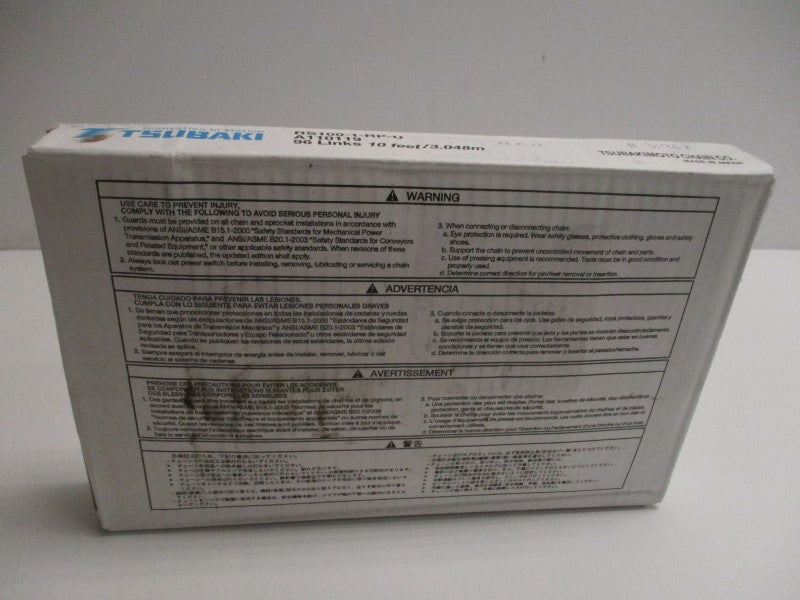 TSUBAKI RS100-1-RP-U ROLLER CHAIN 96 LINKS * FACTORY SEALED *