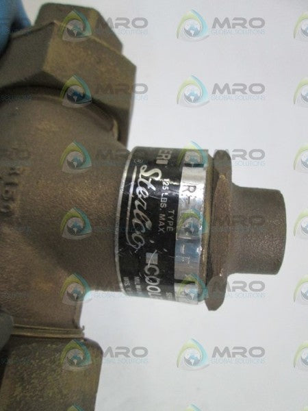 STERLCO TEMP. CONTROL VALVE TEMP. 105-145 DEGREE  R-151-F *NEW NO BOX*