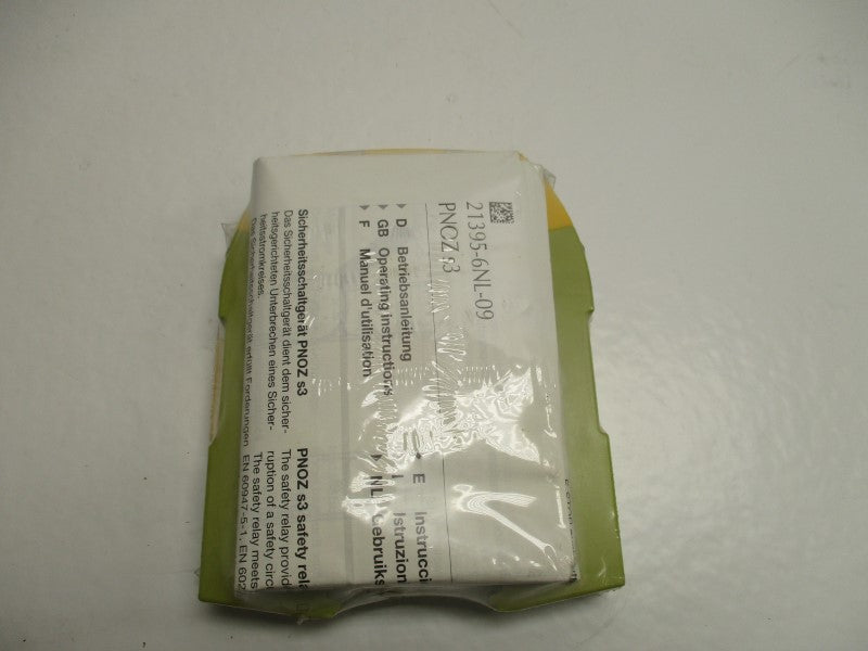 PILZ PNOZ-S3-24VDC-2N/O SAFETY RELAY * NEW IN ORIGINAL PACKAGE *