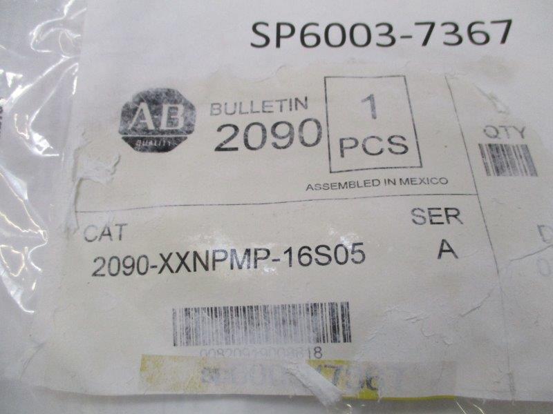 ALLEN BRADLEY 2090-XXNPMP-16S05 MOTOR CABLE SER. A * NEW IN FACTORY BAG *
