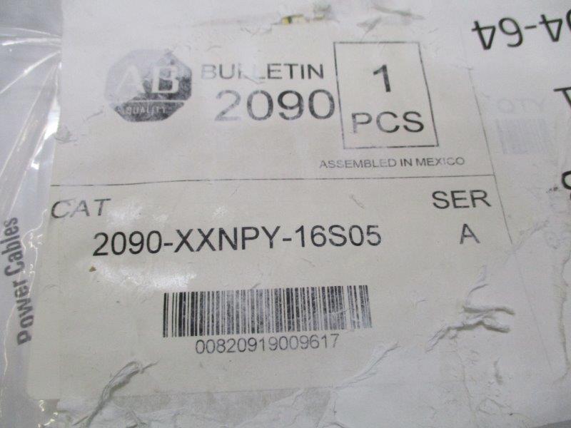ALLEN BRADLEY 2090-XXNPY-16S05 FEEDBACK CABLE SER. A* NEW IN FACTORY BAG *