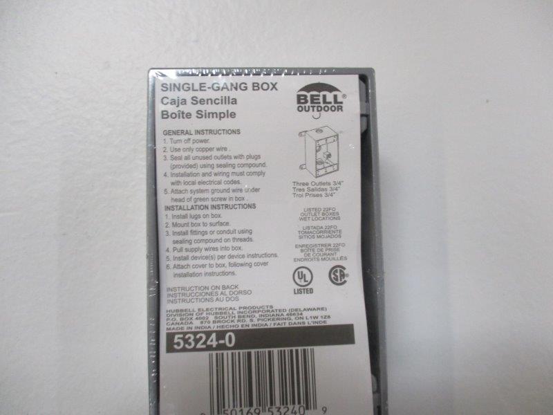 BELL 5324-0 * NEW IN ORIGINAL PACKAGE *
