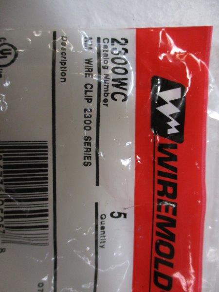 WIREMOLD 2300WC (PKG. OF 5) * NEW IN FACTORY BAG *