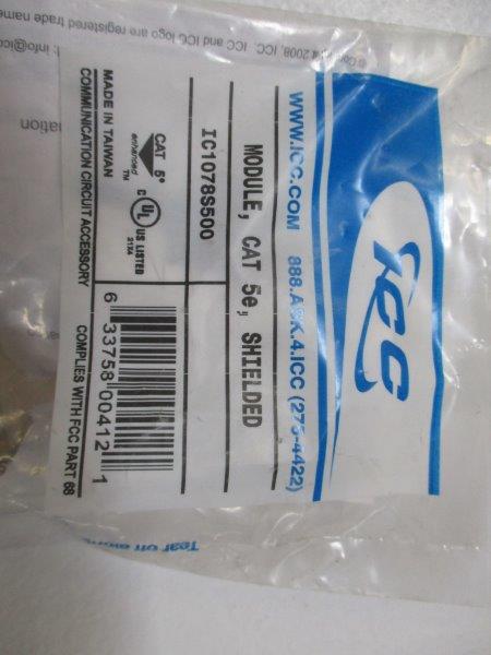 ICC IC1078S500 * NEW IN FACTORY BAG *