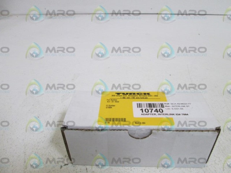 TURCK INTERLINK ADAPTER BCA-49-M223 *NEW IN BOX*