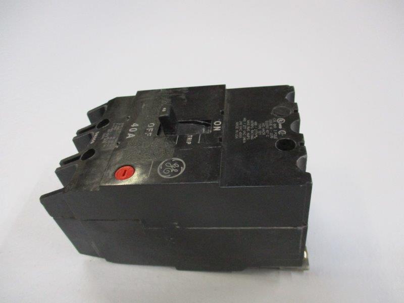 GENERAL ELECTRIC TEY340 CIRCUIT BREAKER 40A 277VAC UNMP