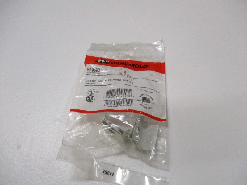 WIREMOLD V2010B (PKG. OF 5) * NEW IN FACTORY BAG *