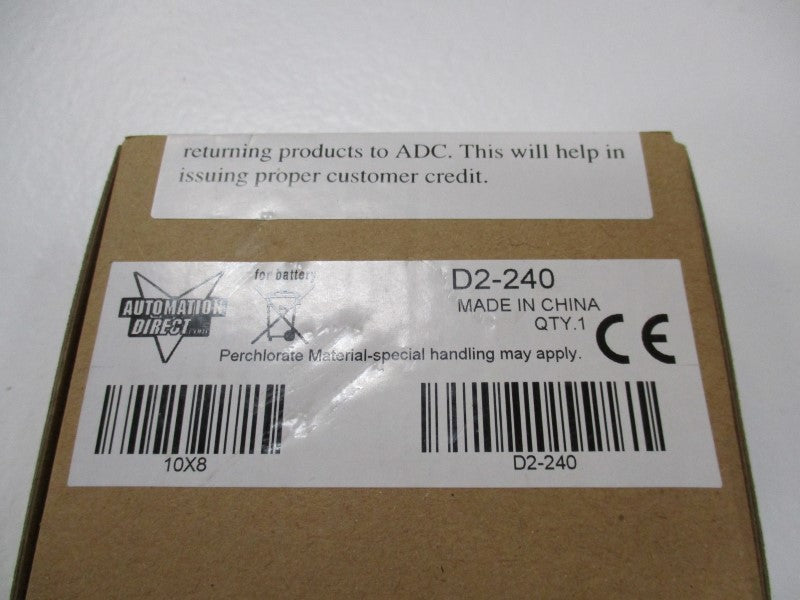 AUTOMATION DIRECT D2-240 * FACTORY SEALED *