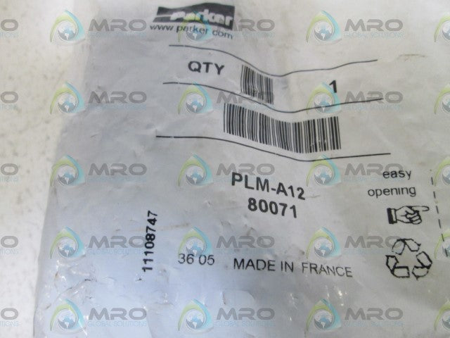 PARKER MEMORY RELAY W/SUBBASE PLM-A12 *NEW IN FACTORY BAG*