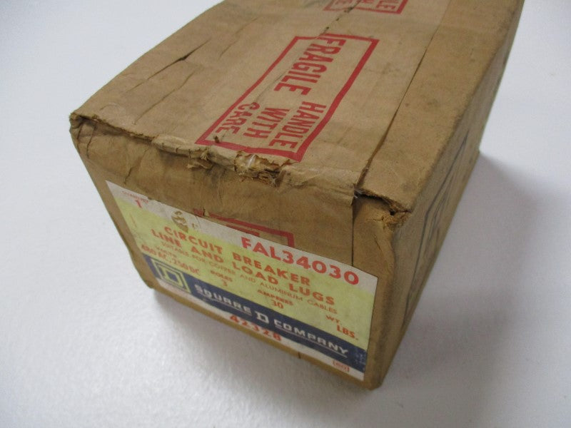SQUARE D FAL34030 CIRCUIT BREAKER 30A 480VAC * FACTORY SEALED *