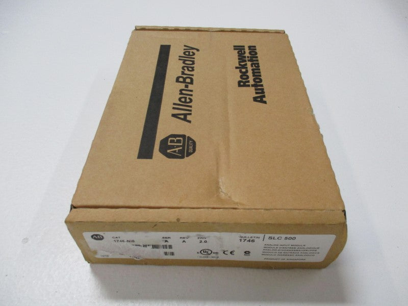 ALLEN BRADLEY 1746-NI8 INPUT MODULE SER. A F/W 2.0 DATE:2009 * FACTORY SEALED *
